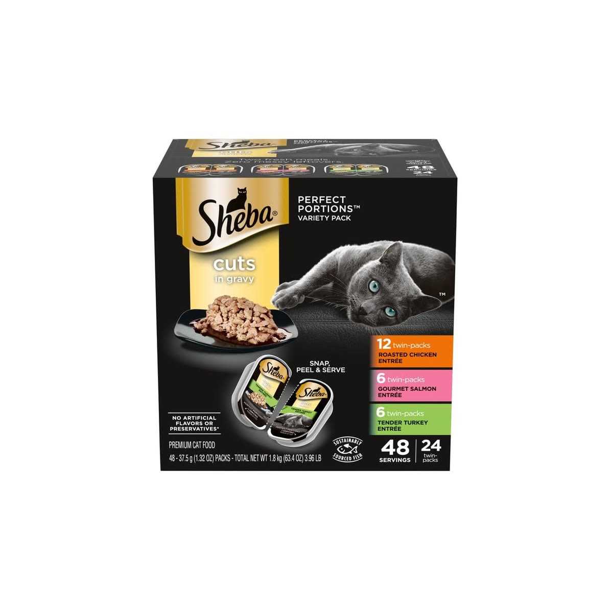 Sheba Perfect Portions Cuts in Gravy X254078