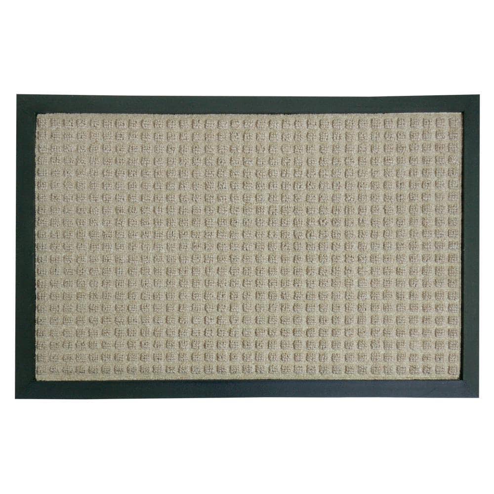 Tan 36 in. x 60 in. Rubber Backed Carpet Mat T35875