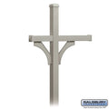 Nickel 2 Sided In-Ground Mailbox Post M785