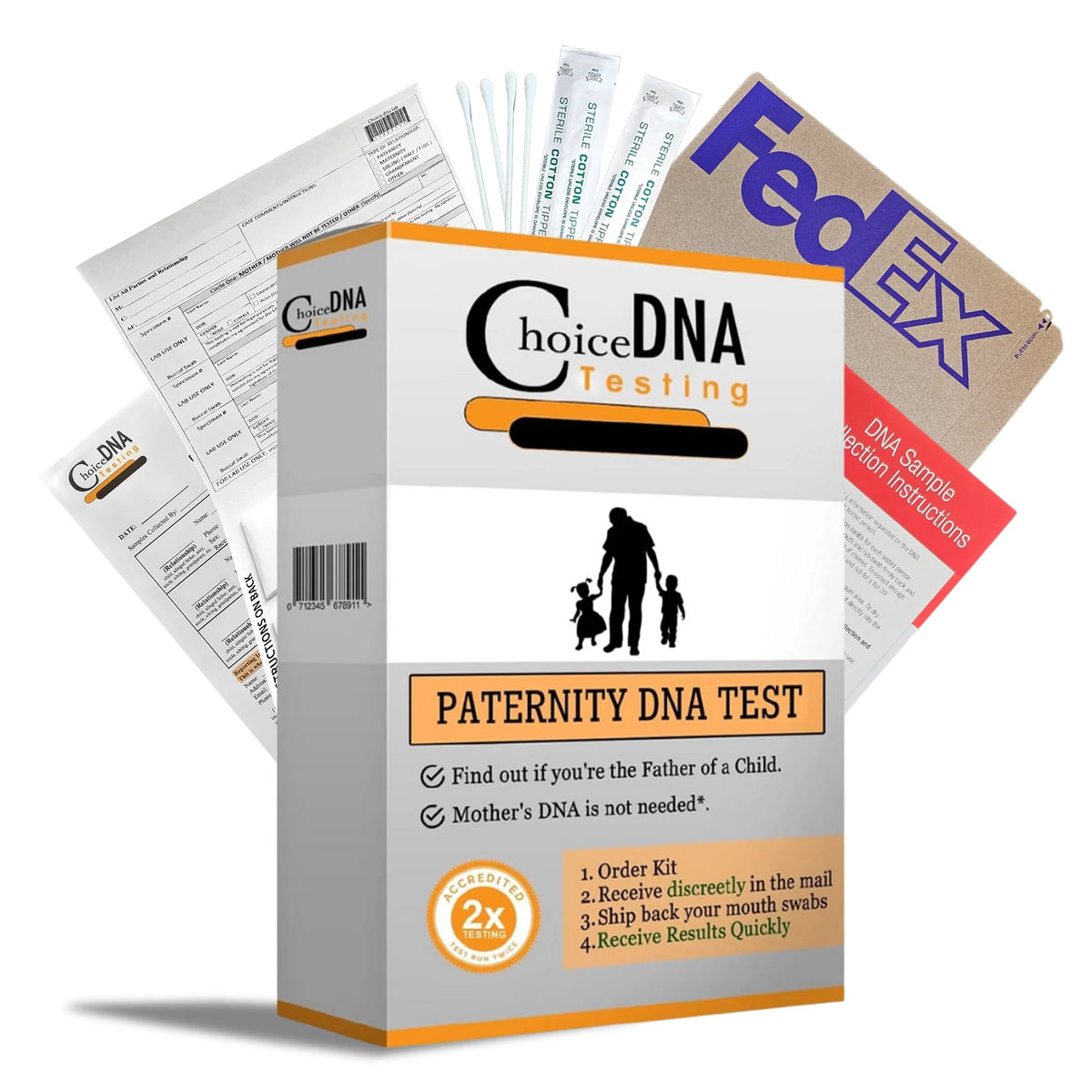 Home Paternity DNA Test Kit E392