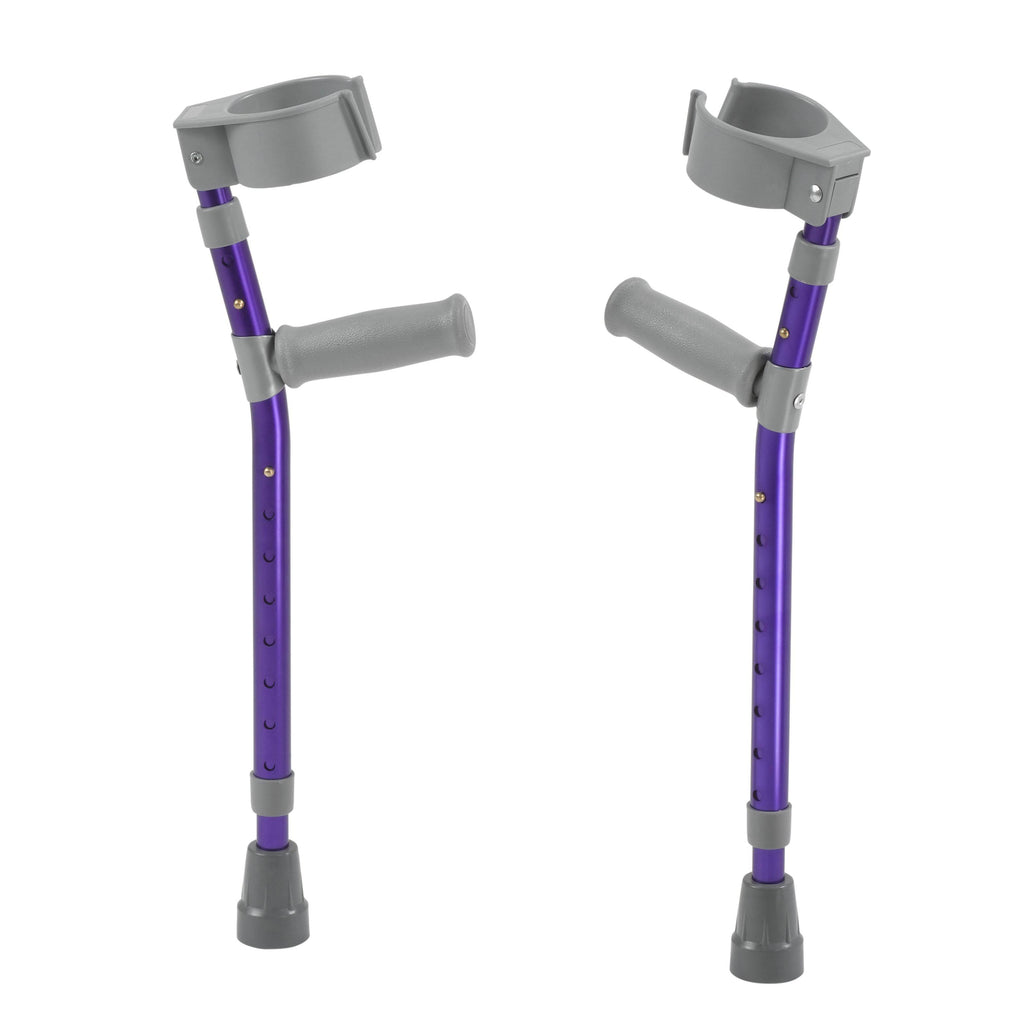 Pediatric Forearm Crutches Medium Wizard Purple Pair Z4313