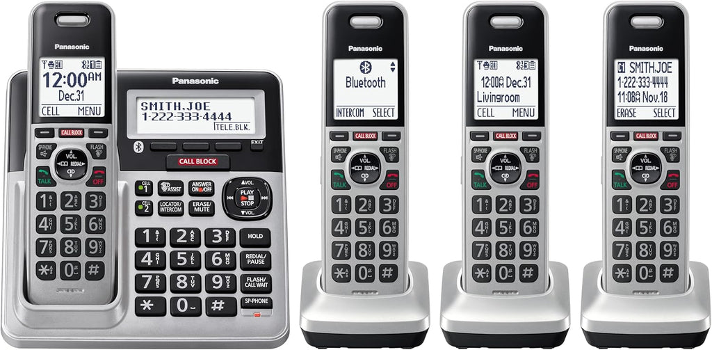 4-Handset DECT 6.0 Bluetooth Phone Bundle G467247