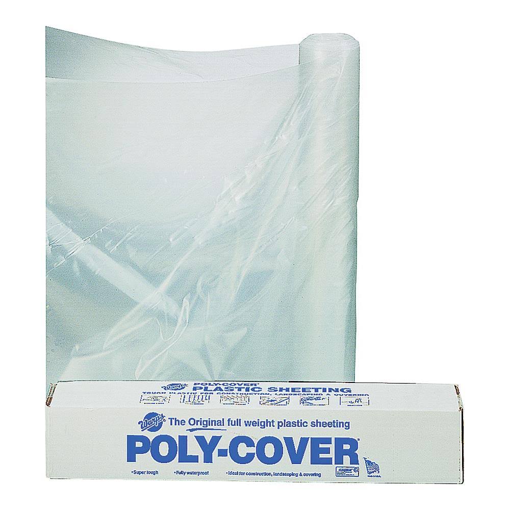 4 Mil Clear Poly Film, 24 x 100' R510186