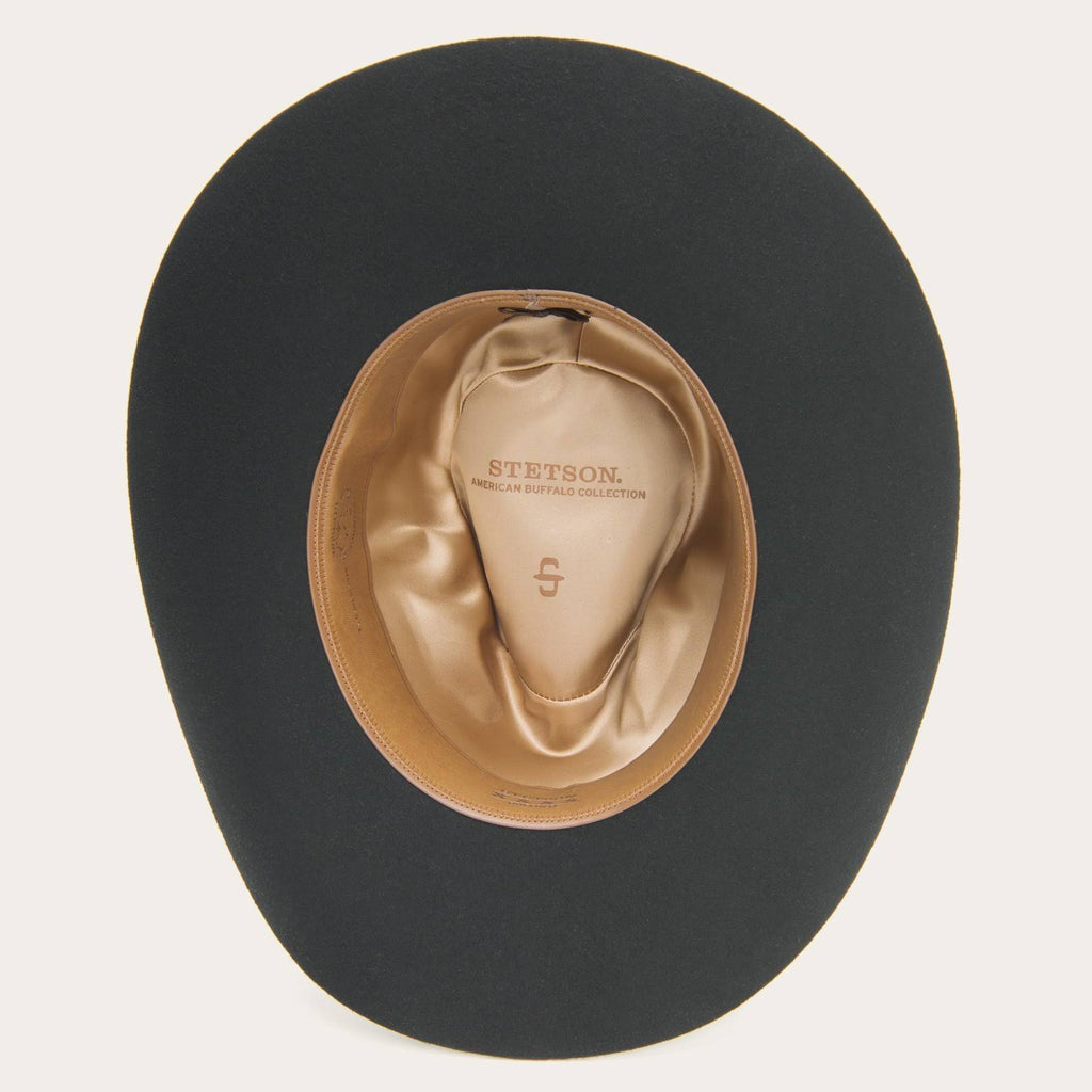 Black 4X Buffalo Felt Cowboy Hat P735478