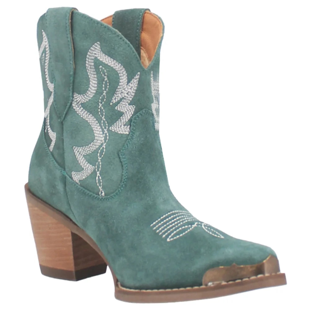 Joyride Round Toe Casual Boots Ankle Mid Heel V323
