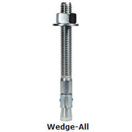 3/4 x 5-1/2 Wedge Anchor 316 Stainless Steel Pack of 10 S4998