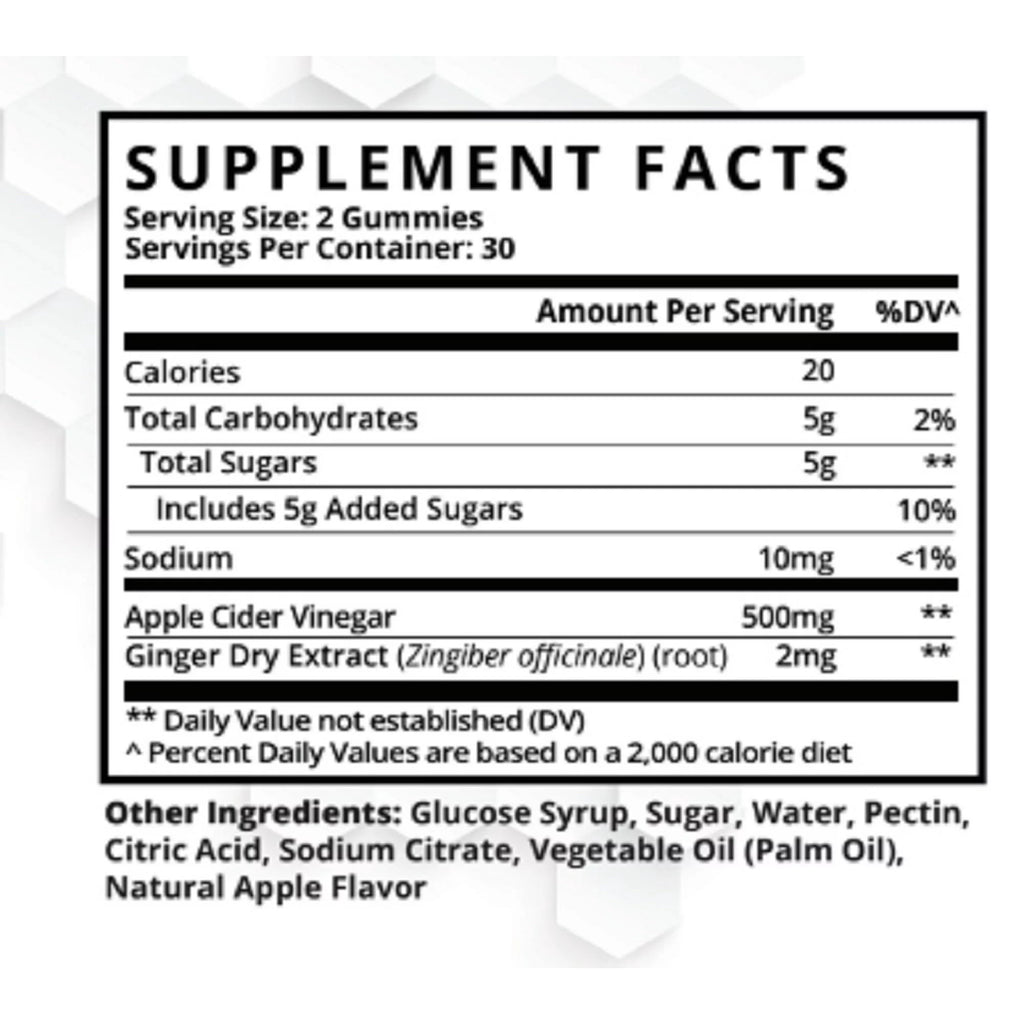120 Gummies Keto ACV Dietary Supplement X714