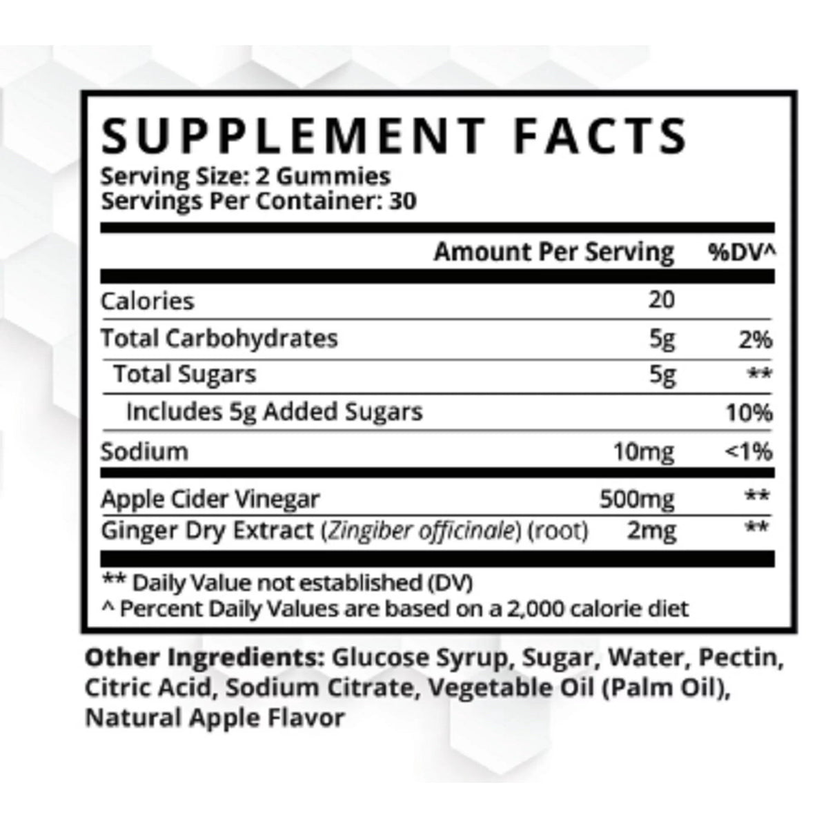 120 Gummies Keto ACV Dietary Supplement X714