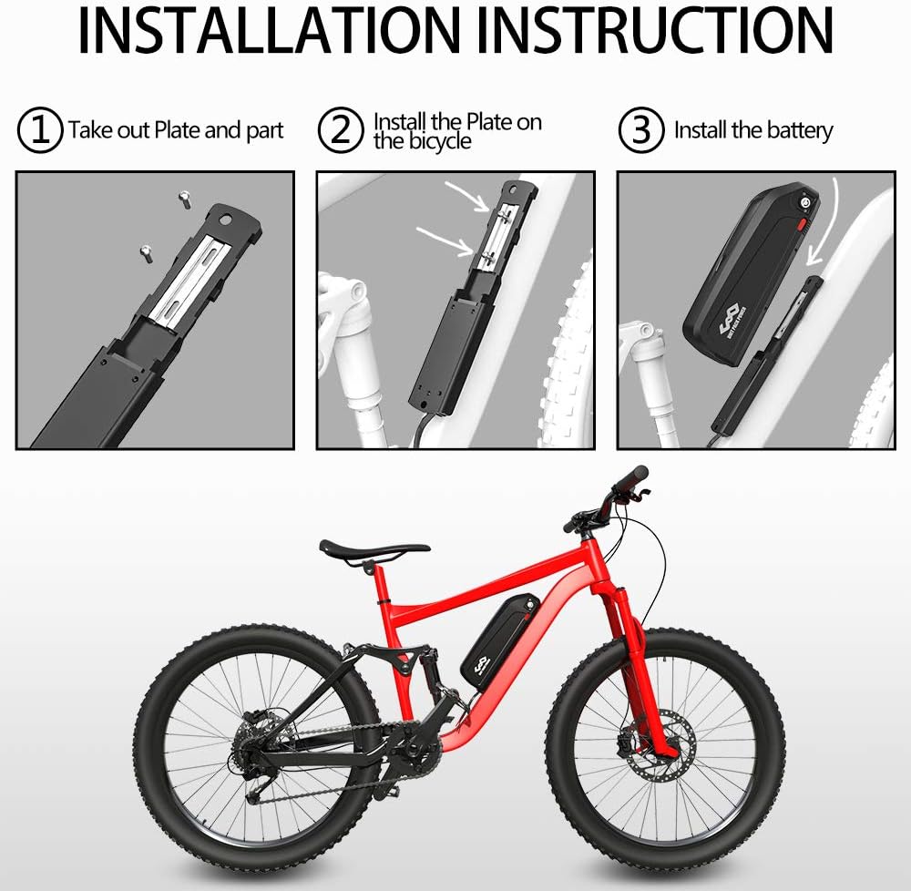 52V13AH Electric Bike Lithium Battery Pack with USB Charger K614170