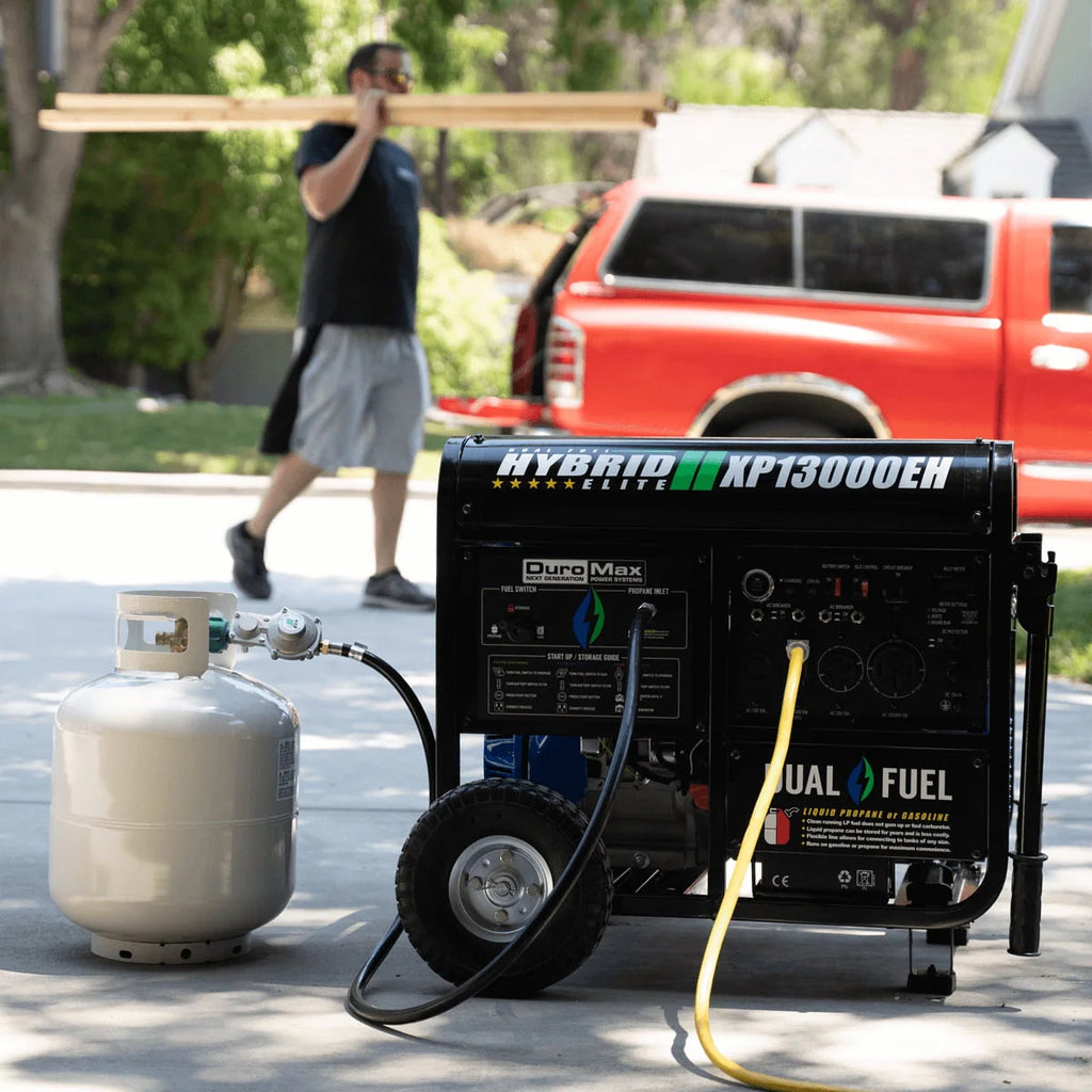 13,000-Watt 500cc Portable Hybrid Gas Propane Generator W9193