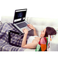 Black Folding Laptop Desk with Mousepad Z349451