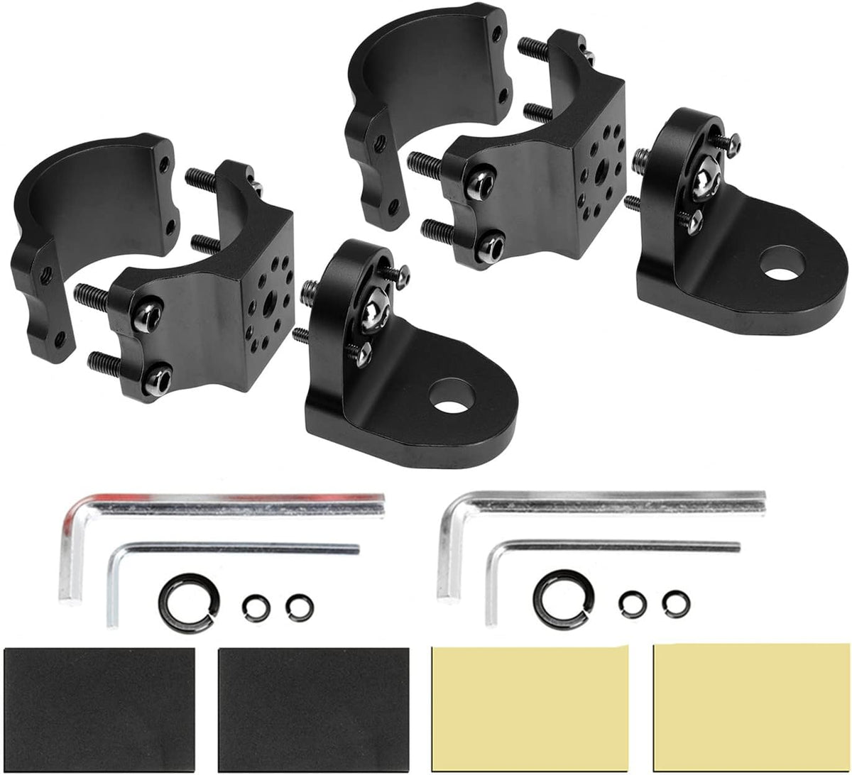 1.75 to 1.85 inch UTV Flag Mount Whip Light Mount Bracket Set of 2 I286335