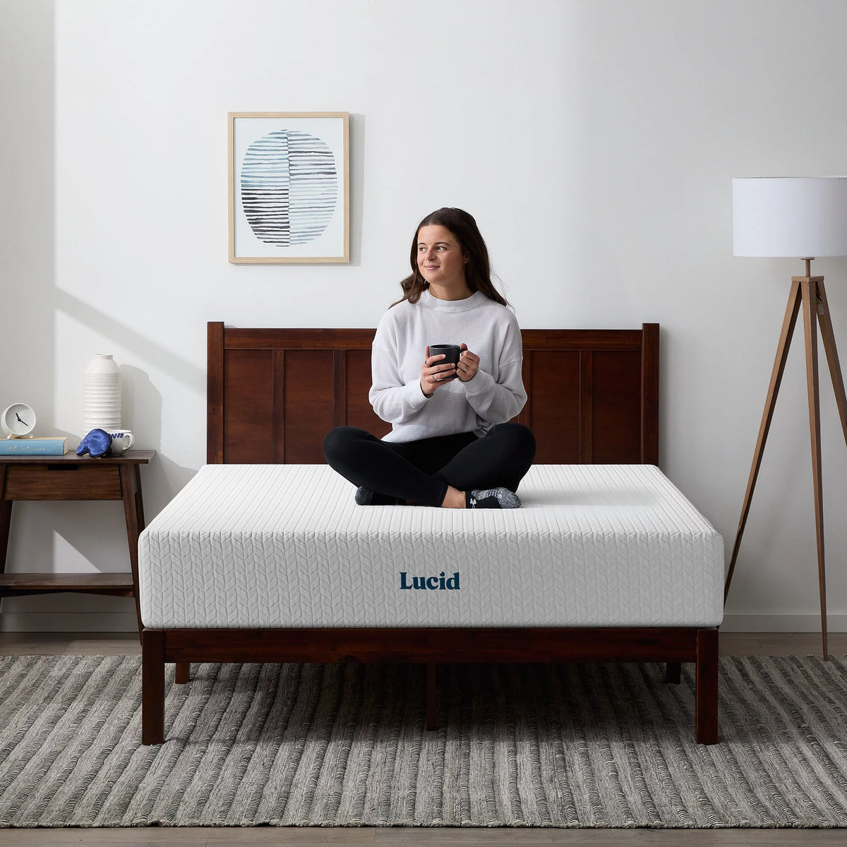 10 Gel Memory Foam Mattress Queen Z346015