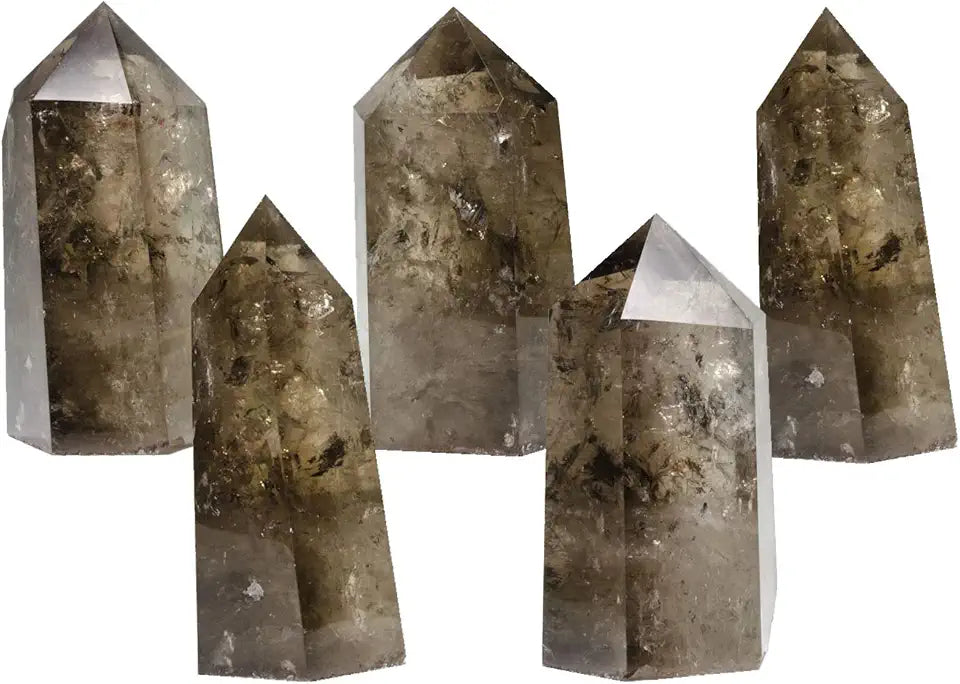 6" Large Natural Smoky Quartz Crystal Point H466335