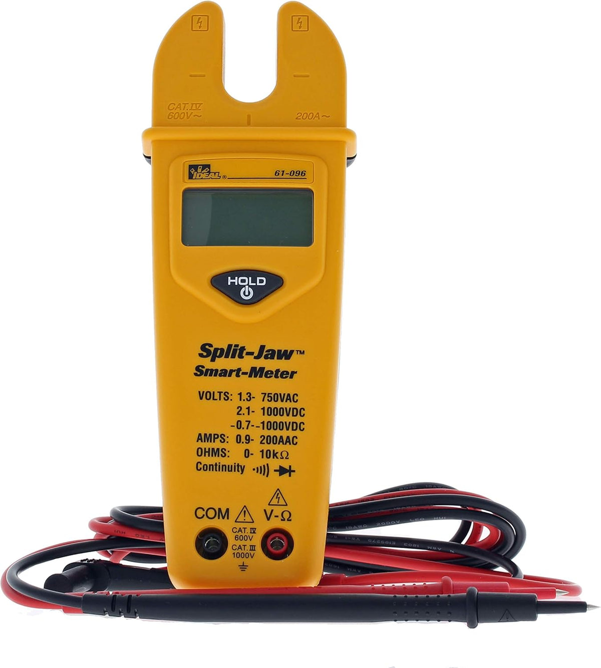 Clamp Meter 600 Amp AC with NCV, Voltage Indicator E510