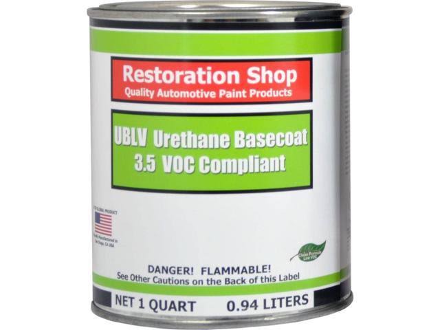 Olympic White 1 Quart Low VOC Urethane Basecoat Car Auto Body Paint U8744