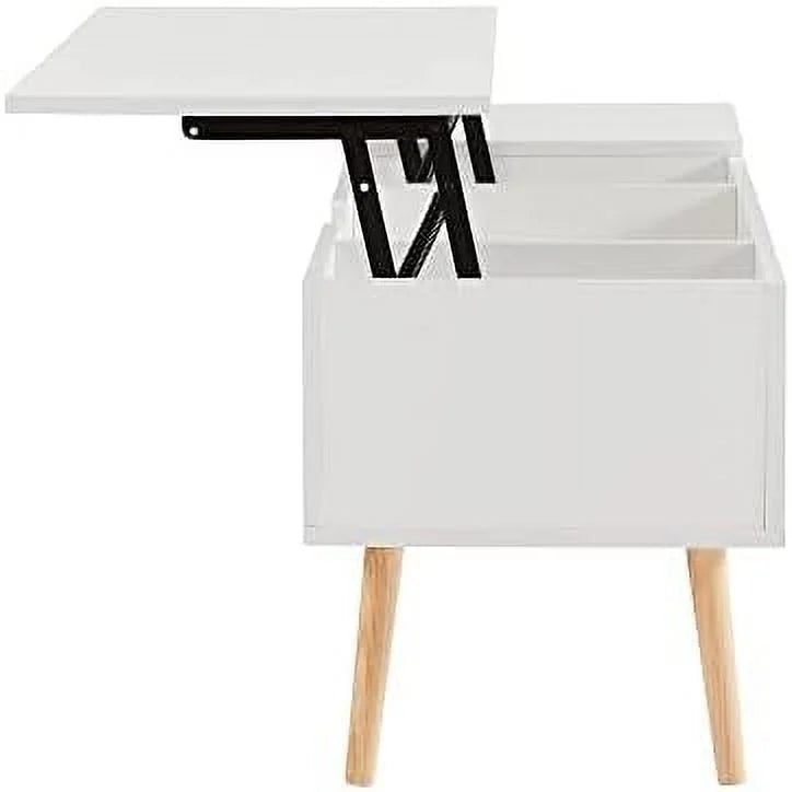 White Lift Top Wood Coffee Table G595