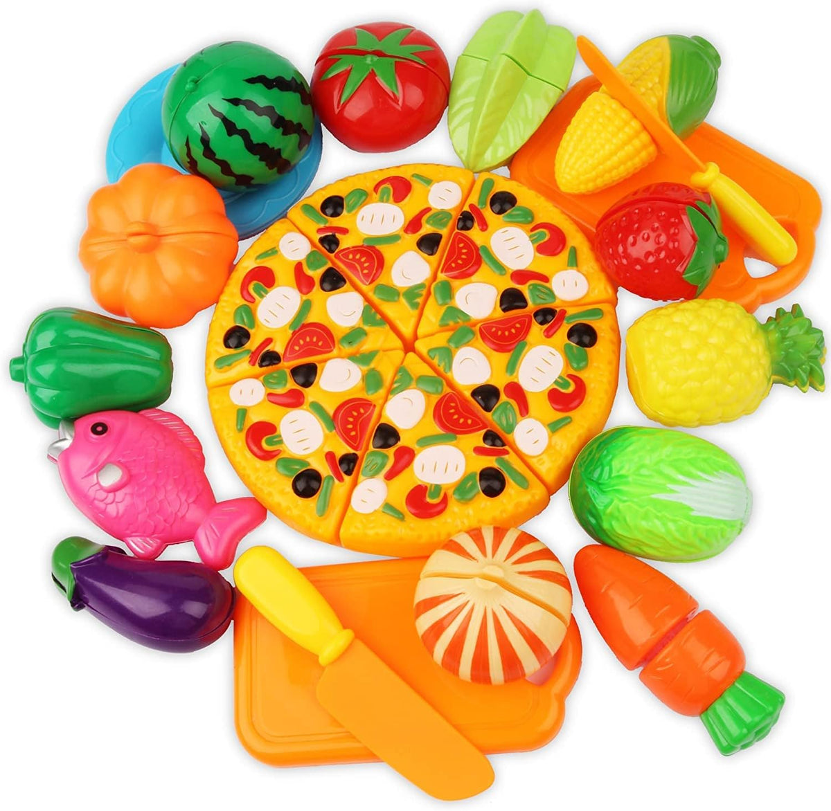 40pcs Cutting Play Food Set O94960