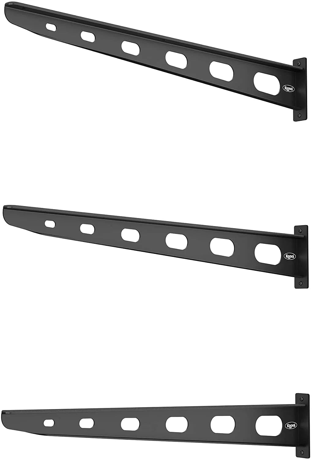 5 Pack Wall Mounted Kayak Rack 25" Arms U40352