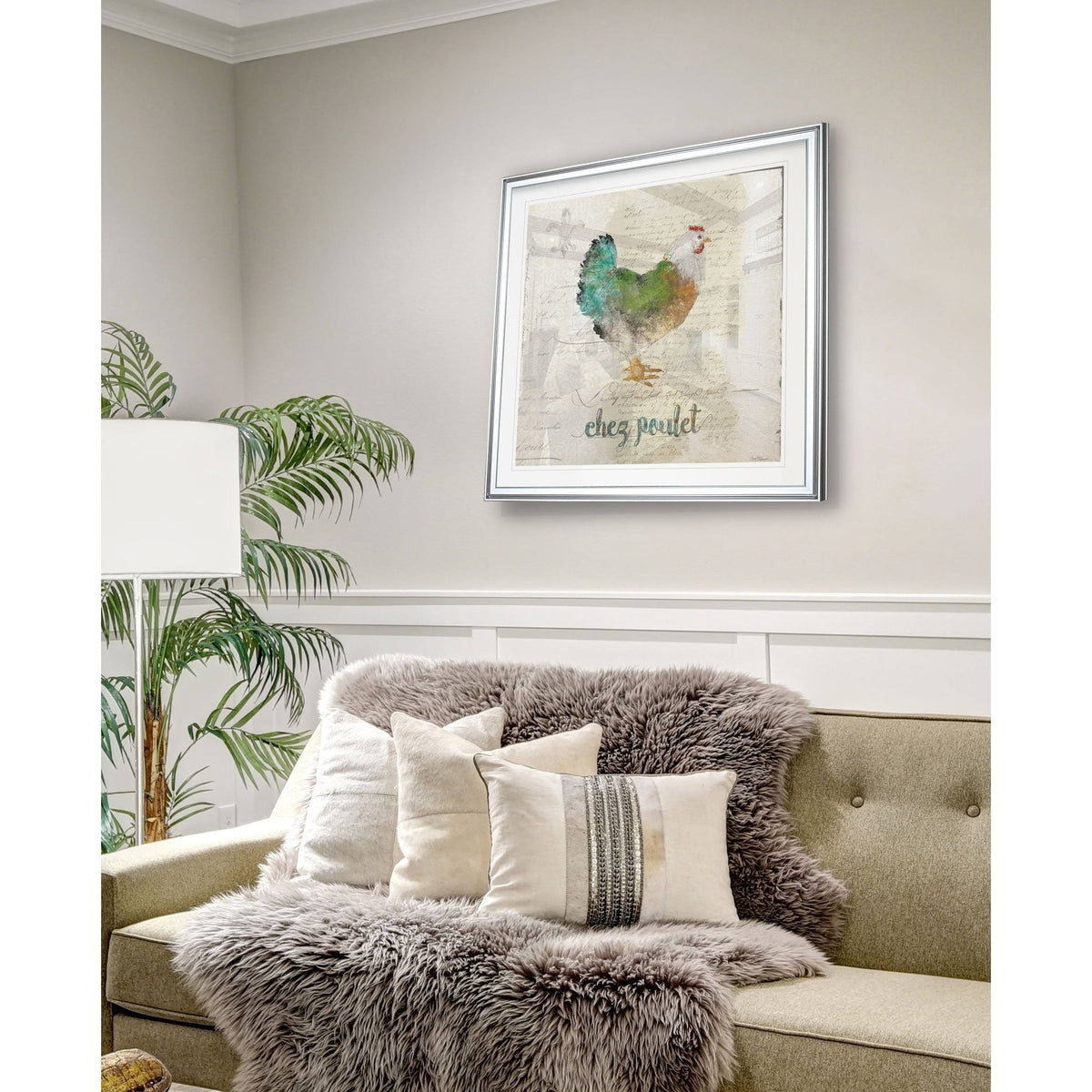 38 x 38 Framed Giclee Print I711