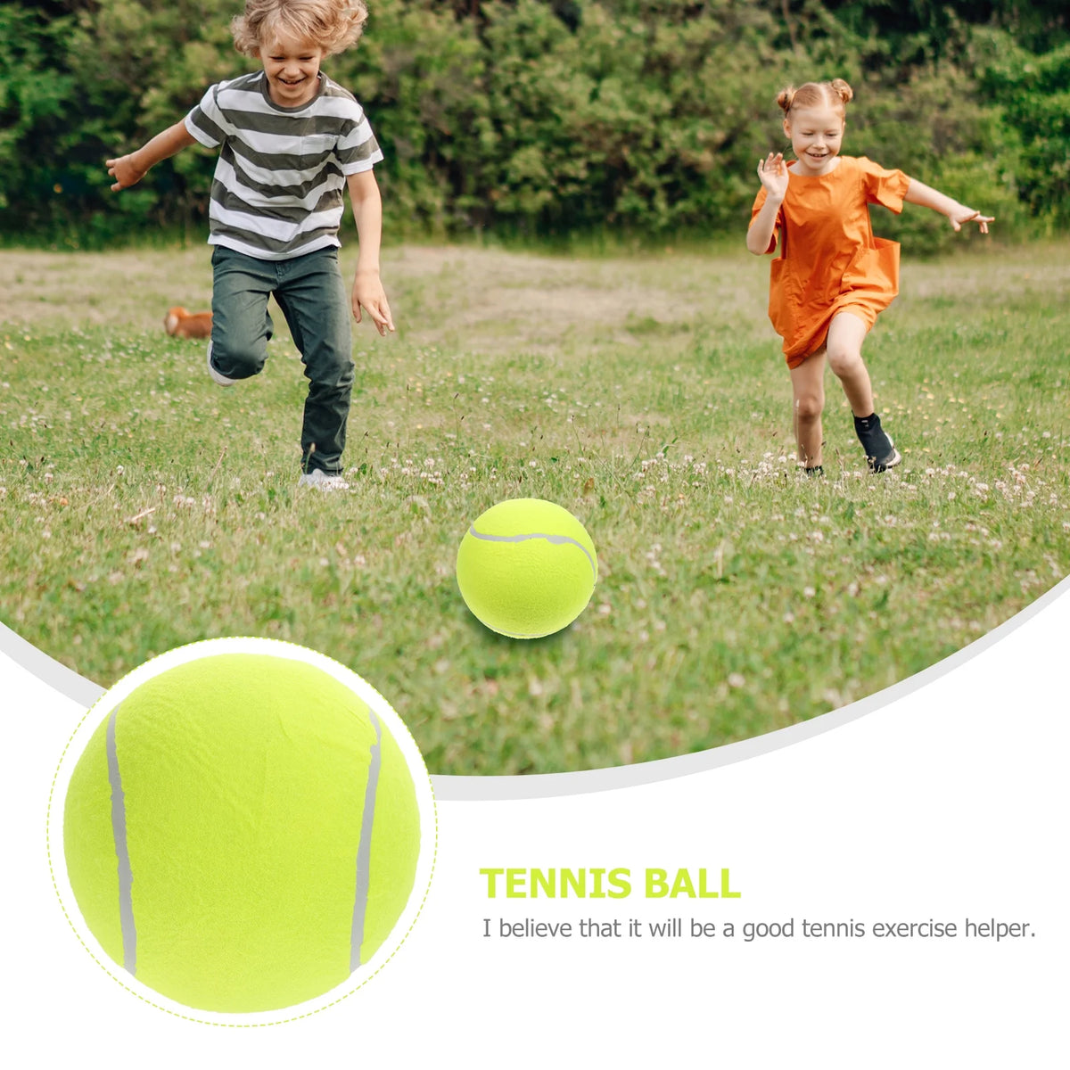 Yellow Inflatable Flannel Ball F238