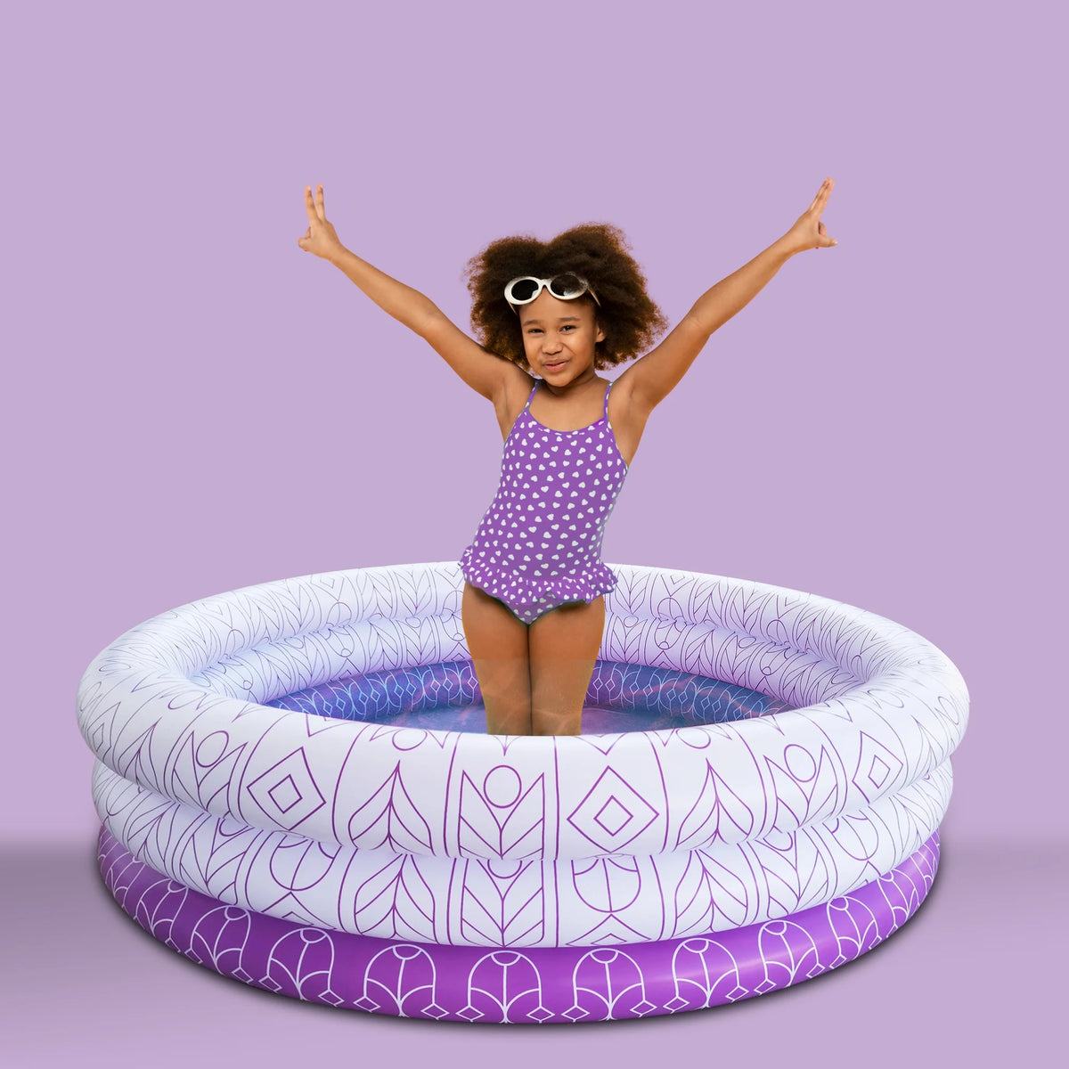 Inflatable 5.5ft 3 Ring Adult Pool V414