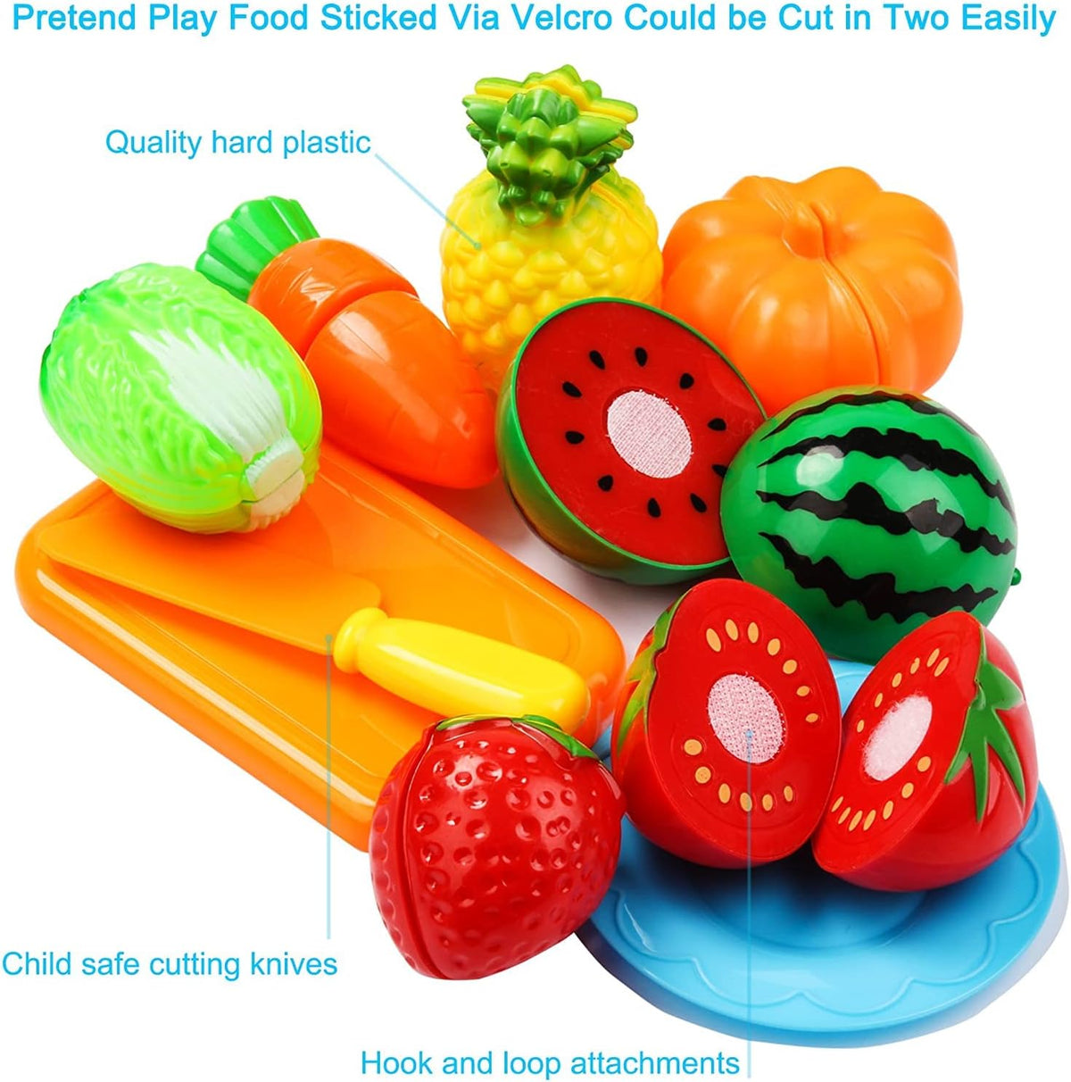 40pcs Cutting Play Food Set O94960