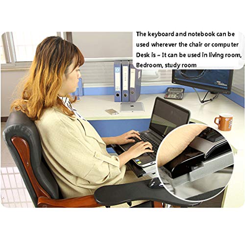 White Ergonomic Adjustable Keyboard Tray N514