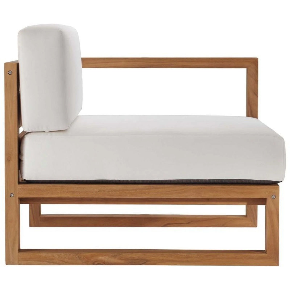 3 Piece Solid Teak Wood Patio Sectional I2726