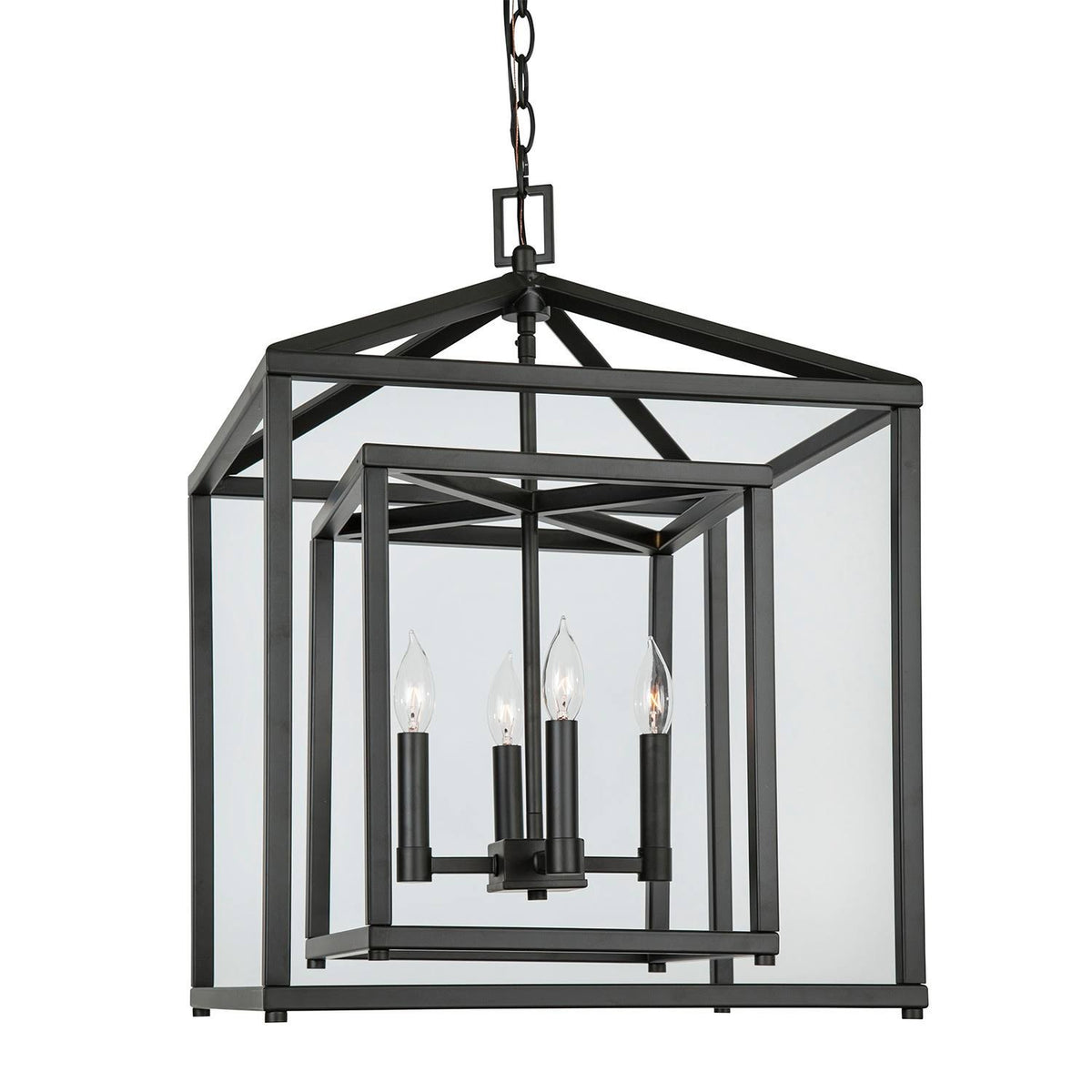 17x22 Wide 4 Light Candle Style Chandelier with Oil Rubbed Bronze K9425