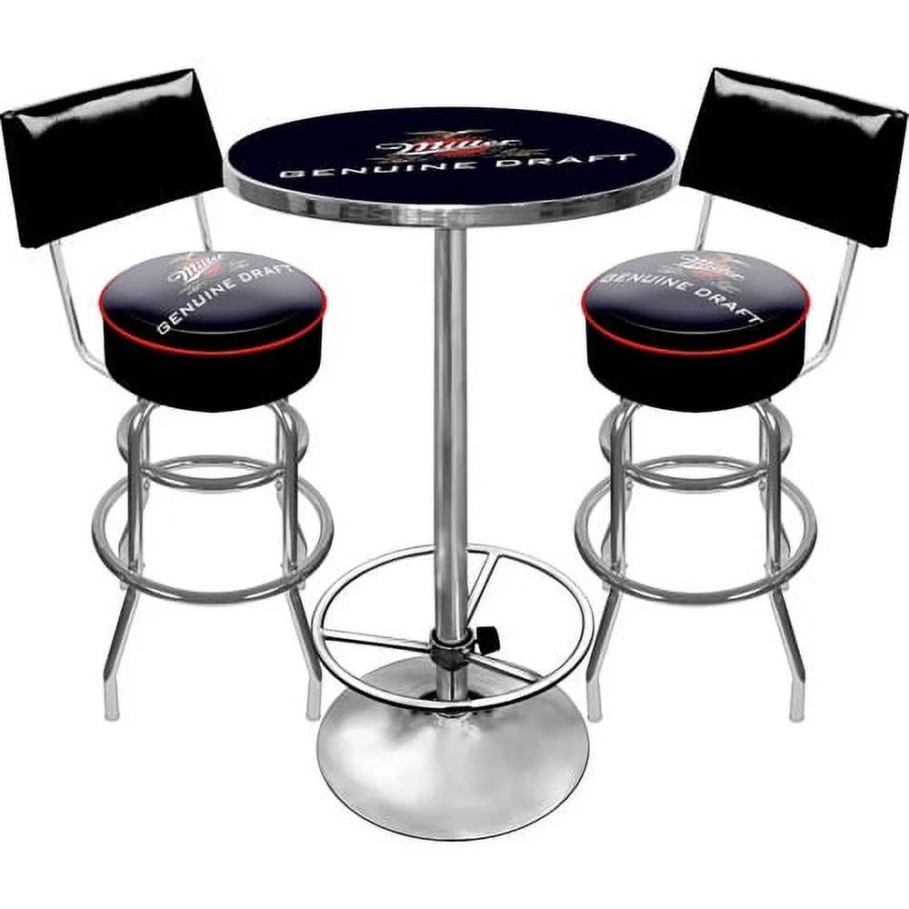 Pub Table and Stools with Back E11396