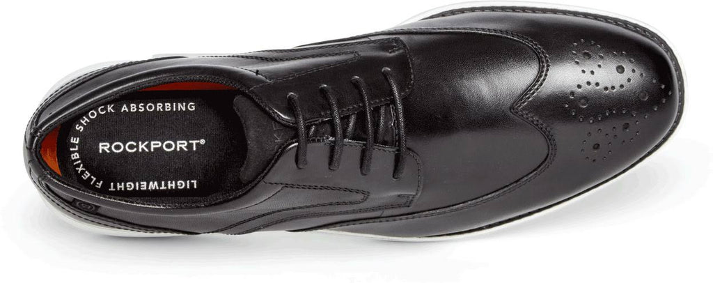 Black Wing Tip Shoes R6697