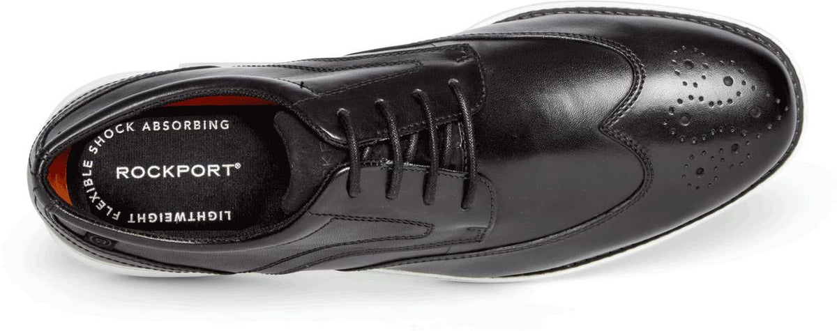 Black Wing Tip Shoes R6697