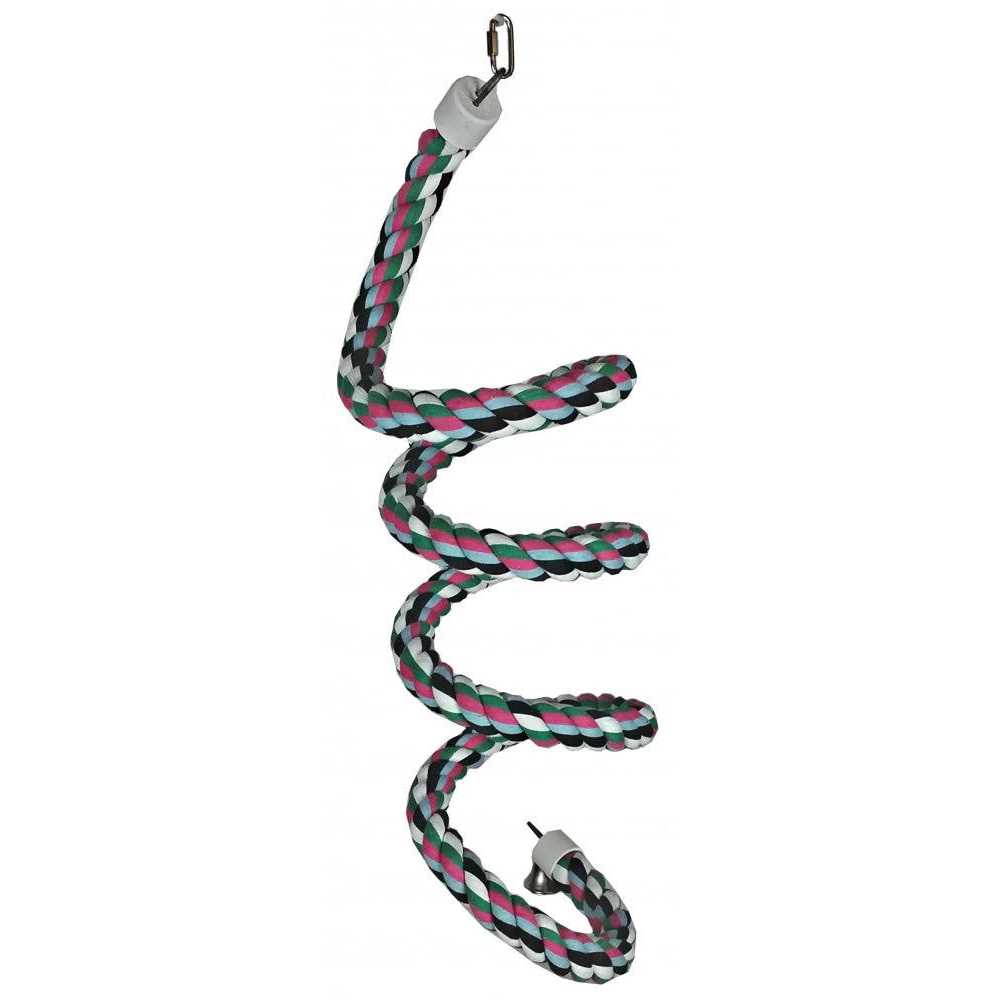 Rainbow Cotton Rope Bird Toy C58571