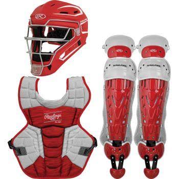 Youth Catcher Set White/Silver V59427