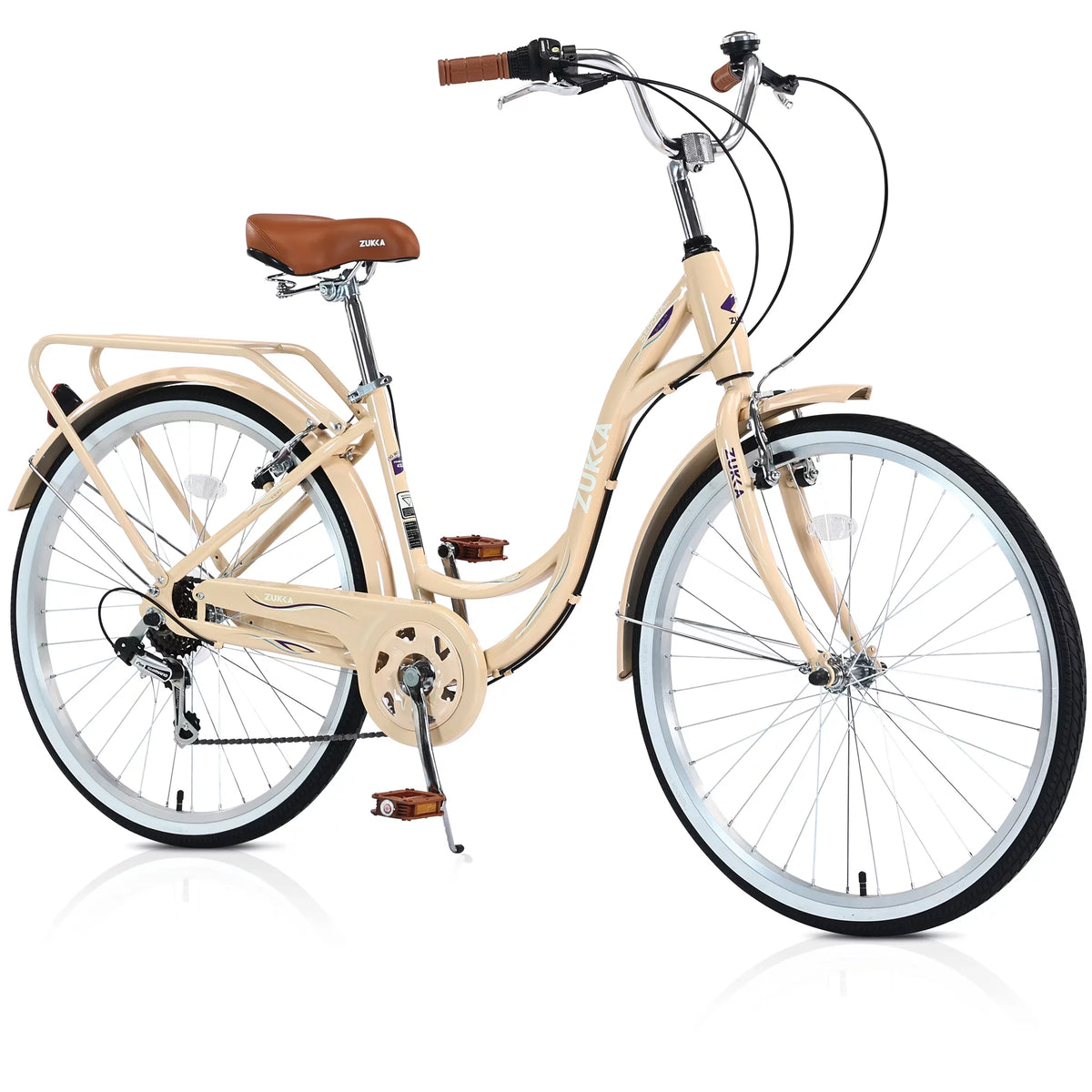 26-inch 7 Speed Pink Cruiser Bike E90598