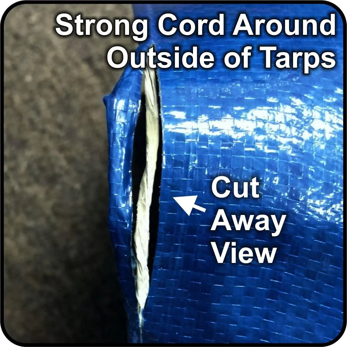 Waterproof Plastic Tarp Shelter Cover T85883
