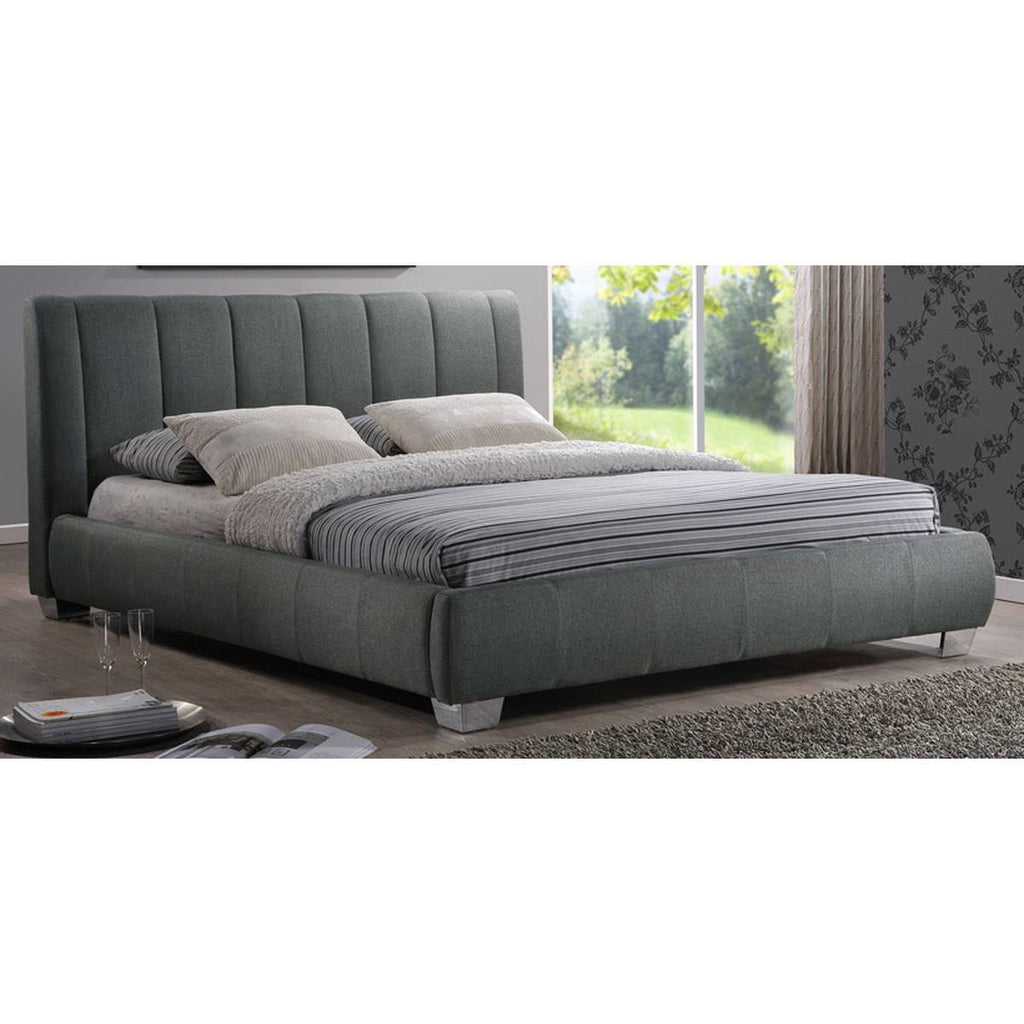Light Beige Queen-size Bed M8855