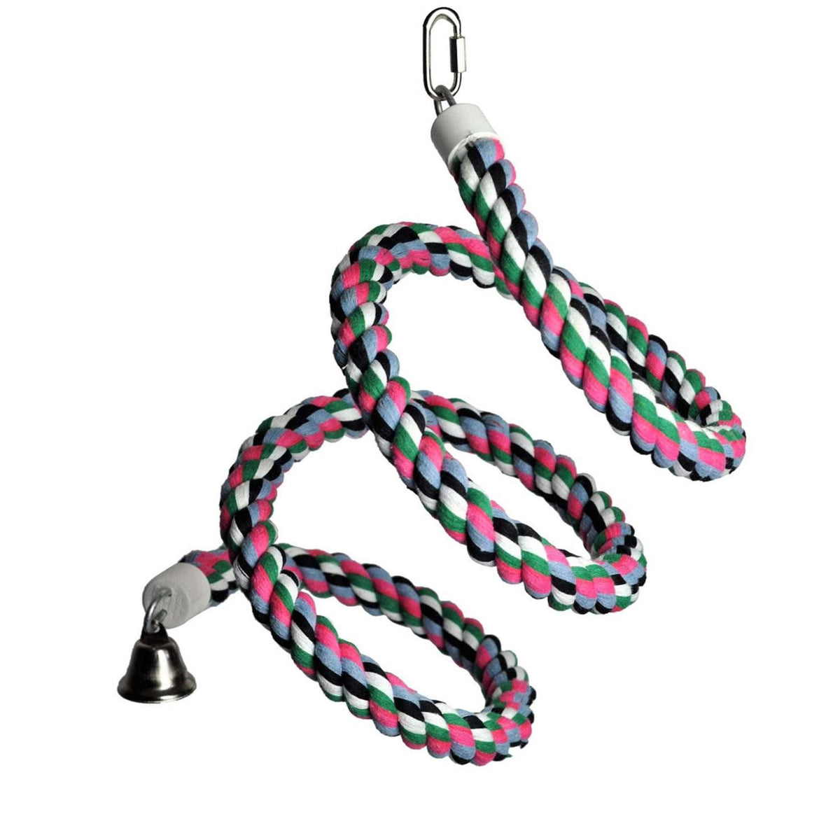 Rainbow Cotton Rope Bird Toy C58571