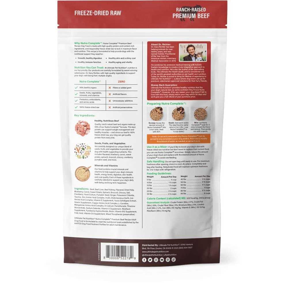 Freeze Dried Beef Dog Food F6194