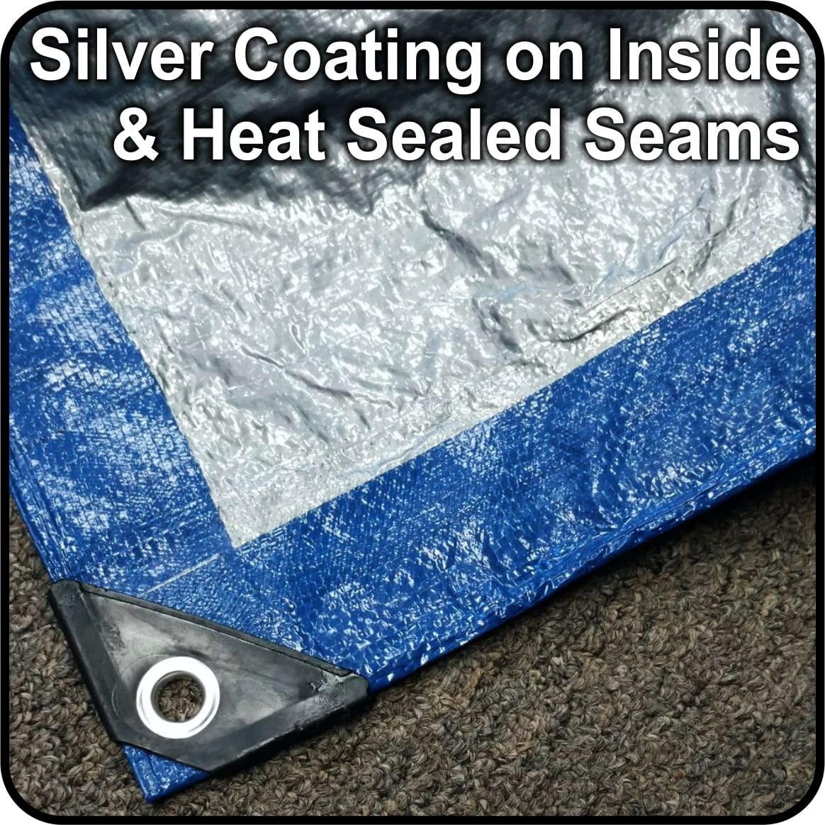 Waterproof Plastic Tarp Shelter Cover T85883