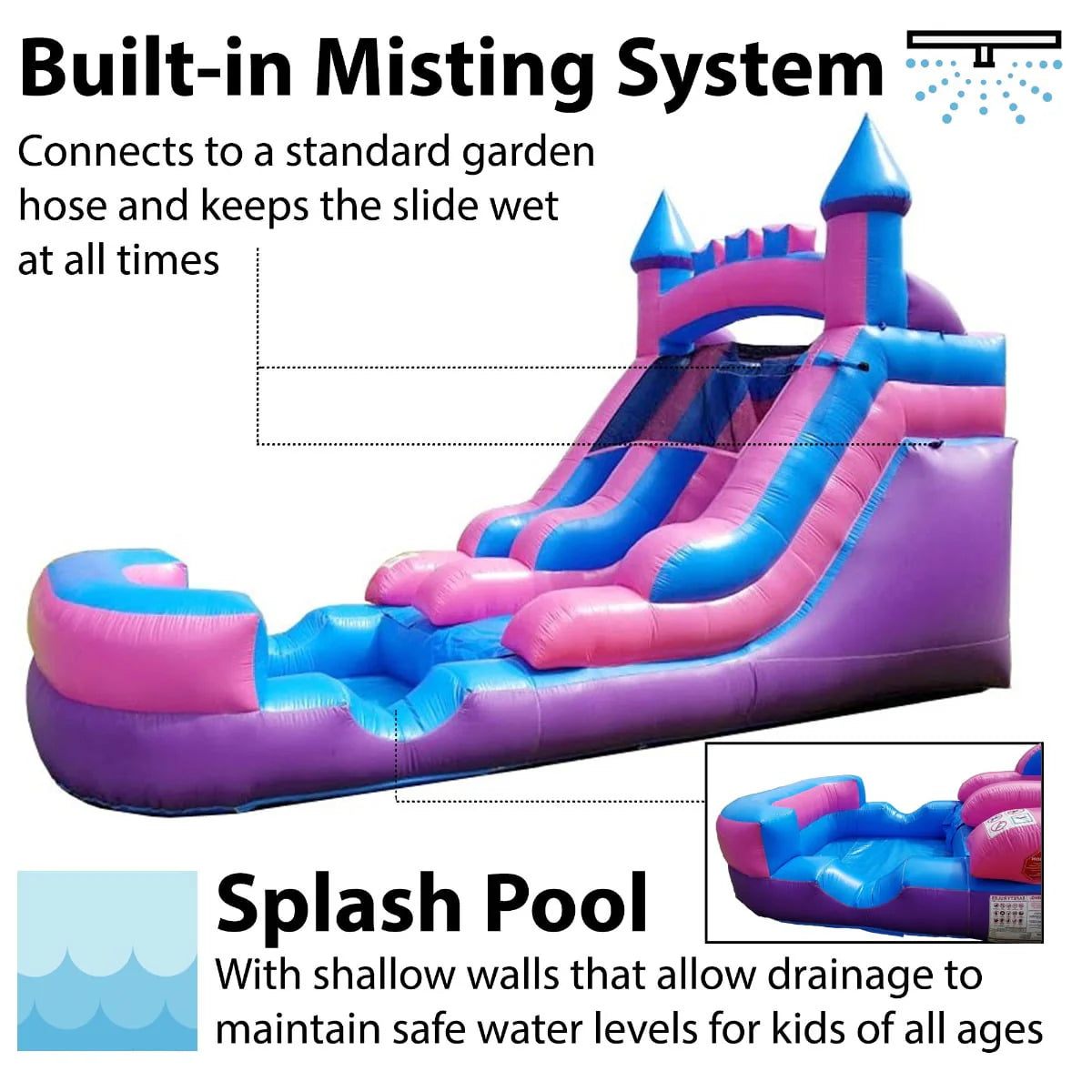 12 ft Inflatable Water Slide K245370