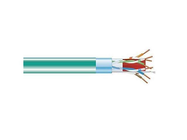 Black Box Cat6a 500-MHZ Bulk Cable F/UTP Plenum Solid Green 1000-ft. G3958