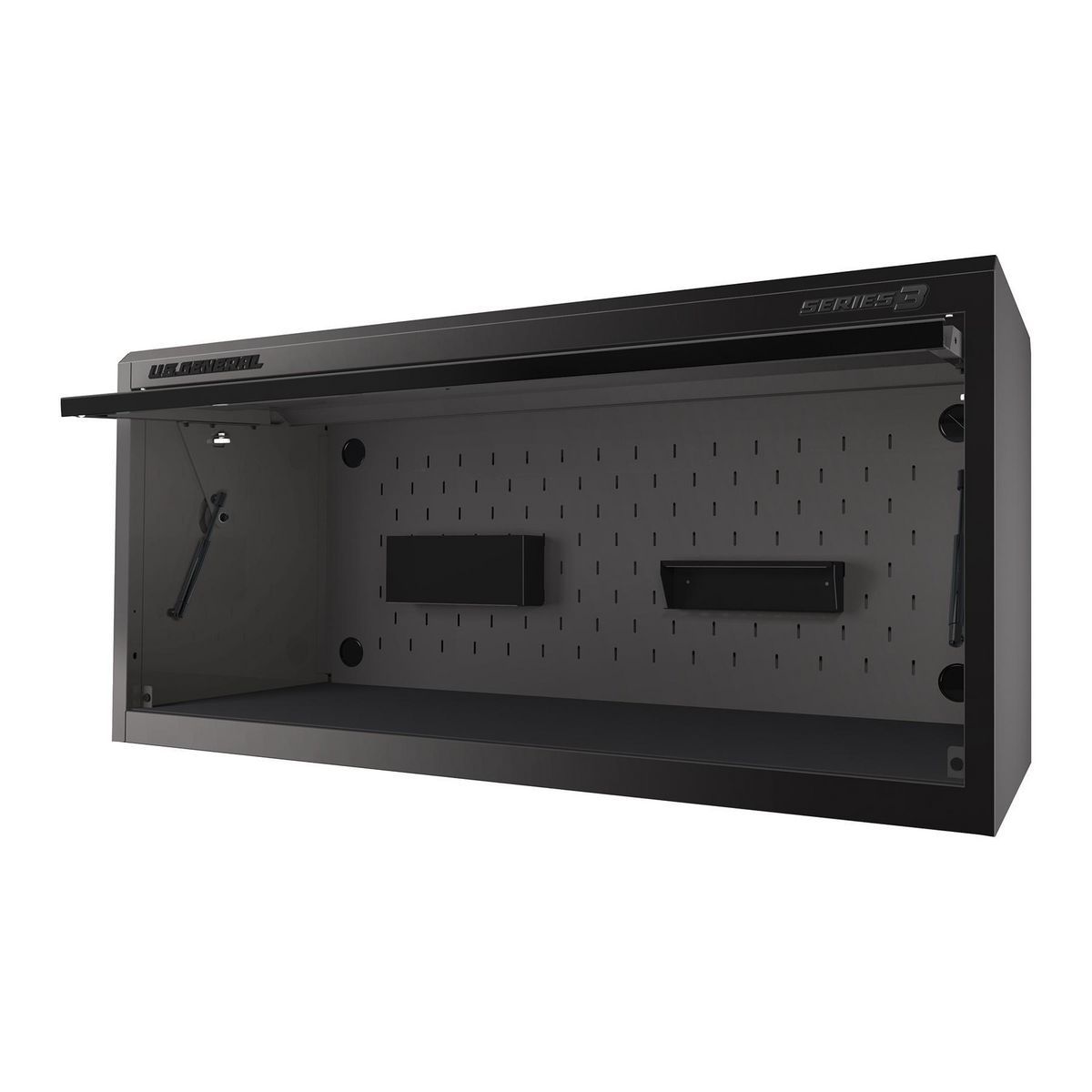 56 in. x 22 in. Blue Work Center Hutch J38419