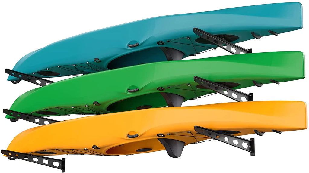 5 Pack Wall Mounted Kayak Rack 25" Arms U40352