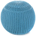 Blue Indian Pouf Y368