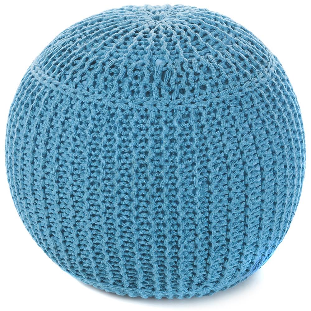 Blue Indian Pouf Y368