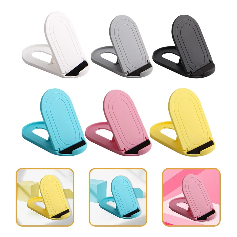 12 Pcs Foldable Plastic Desktop Phone Holder Y503804