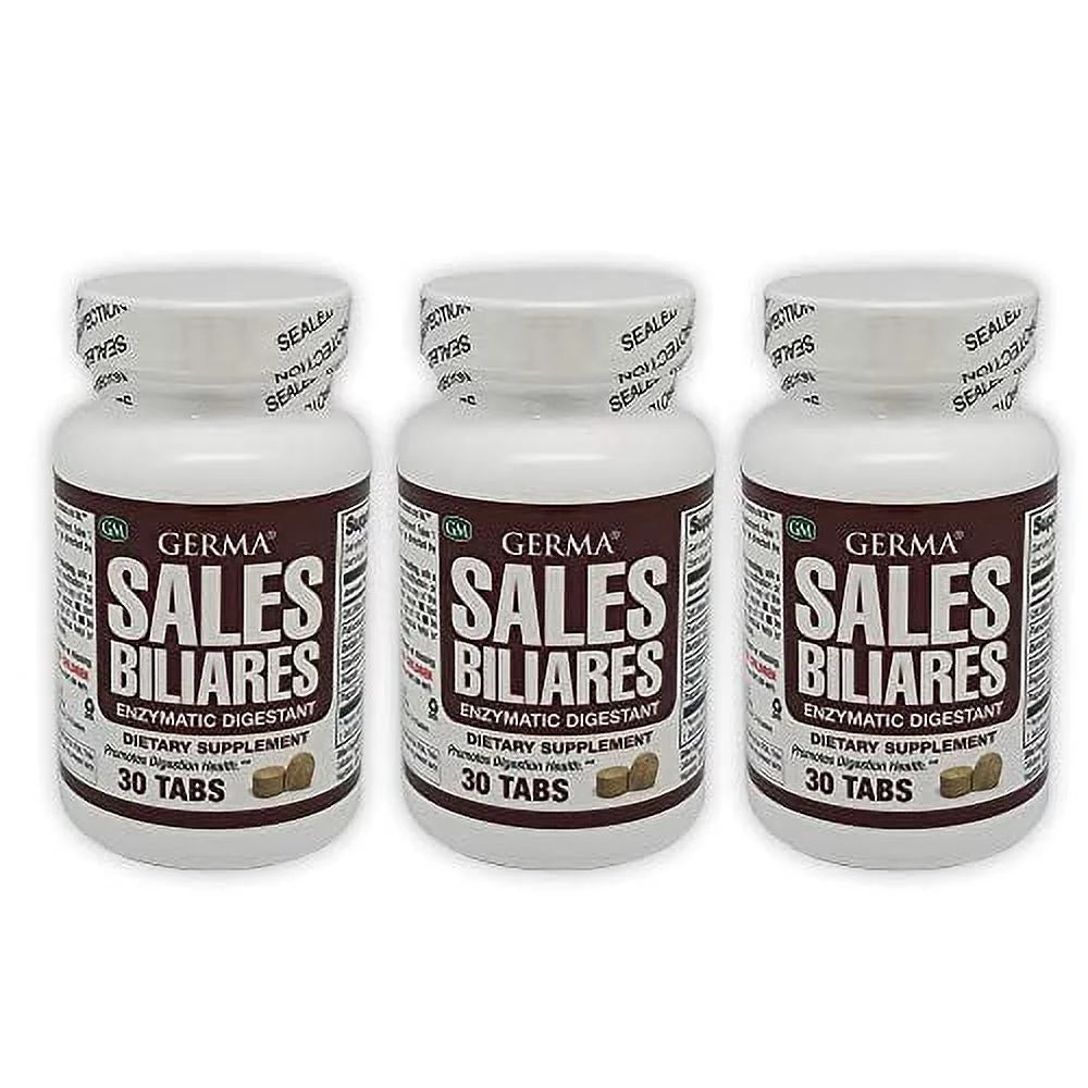 Bile Salts Dietary Supplement 30 Tablets Pack of 3 A1955
