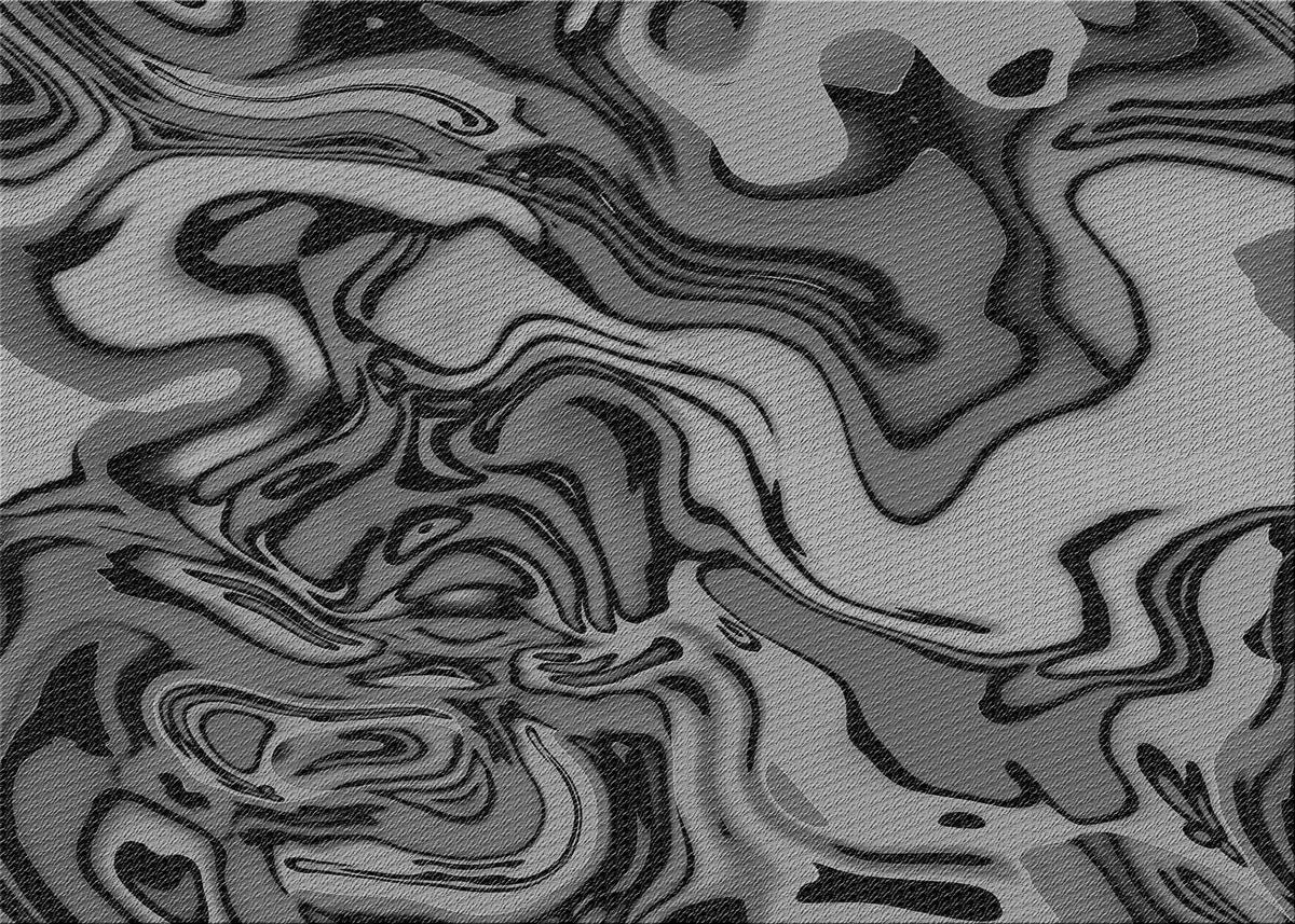 Dark Gray Black Area Rugs, 2' x 3' H5225